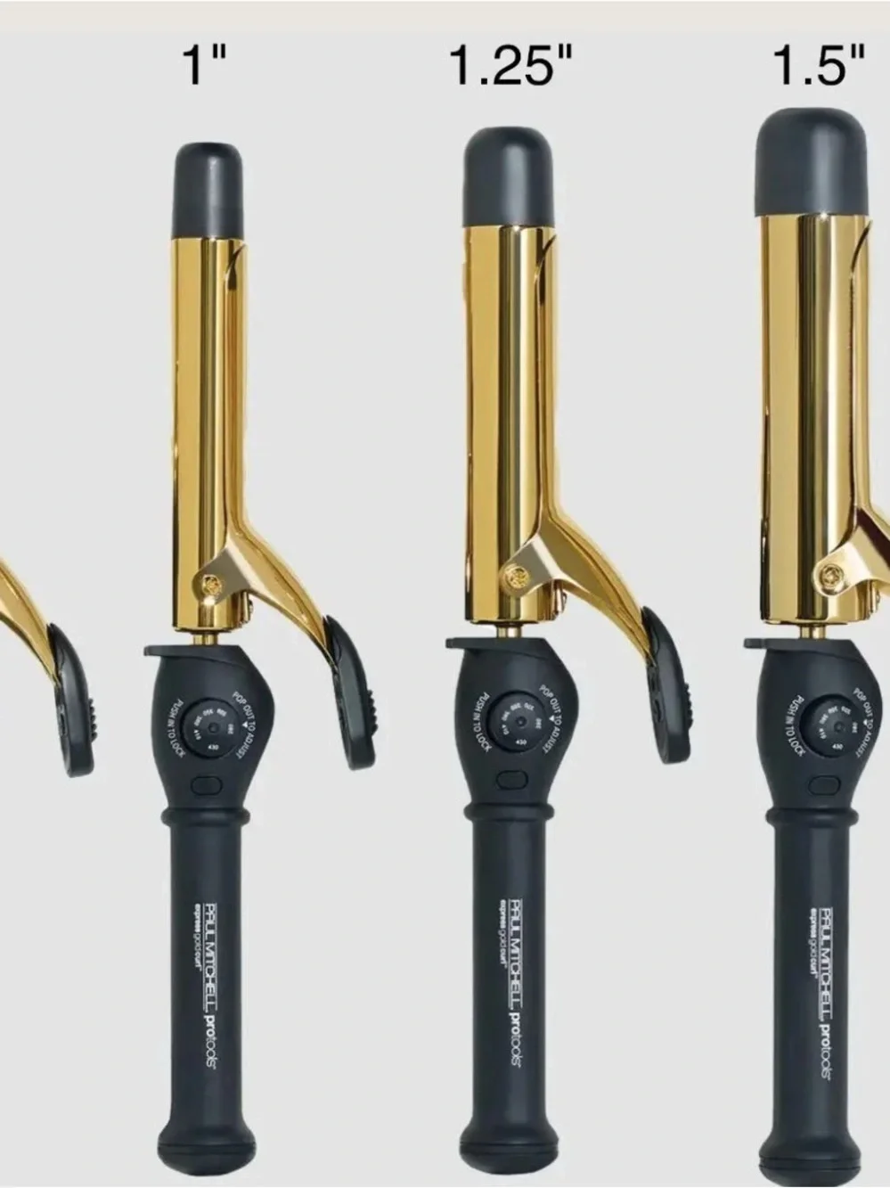 Paul Mitchell Gold and Black Curling Iron